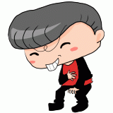 笑うヤンキーのイラスト
