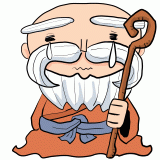 泣く神様のイラスト