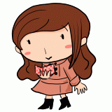 読書する女性のイラスト
