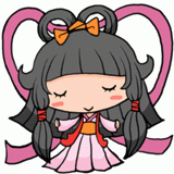 微笑む織姫のイラスト