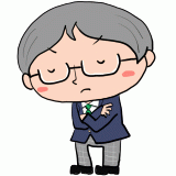 考える中学生男子のイラスト