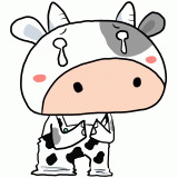 泣く牛のイラスト