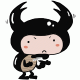 やる気を見せるカブトムシのイラスト