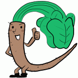 グッジョブなごぼうのイラスト
