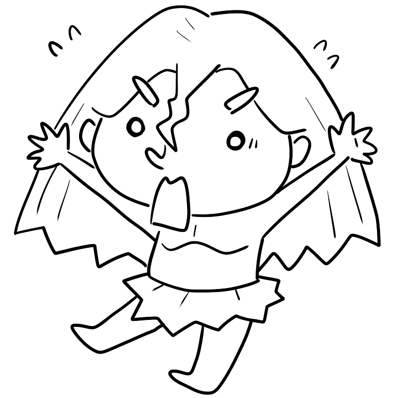 驚くターザンのかわいいぬり絵