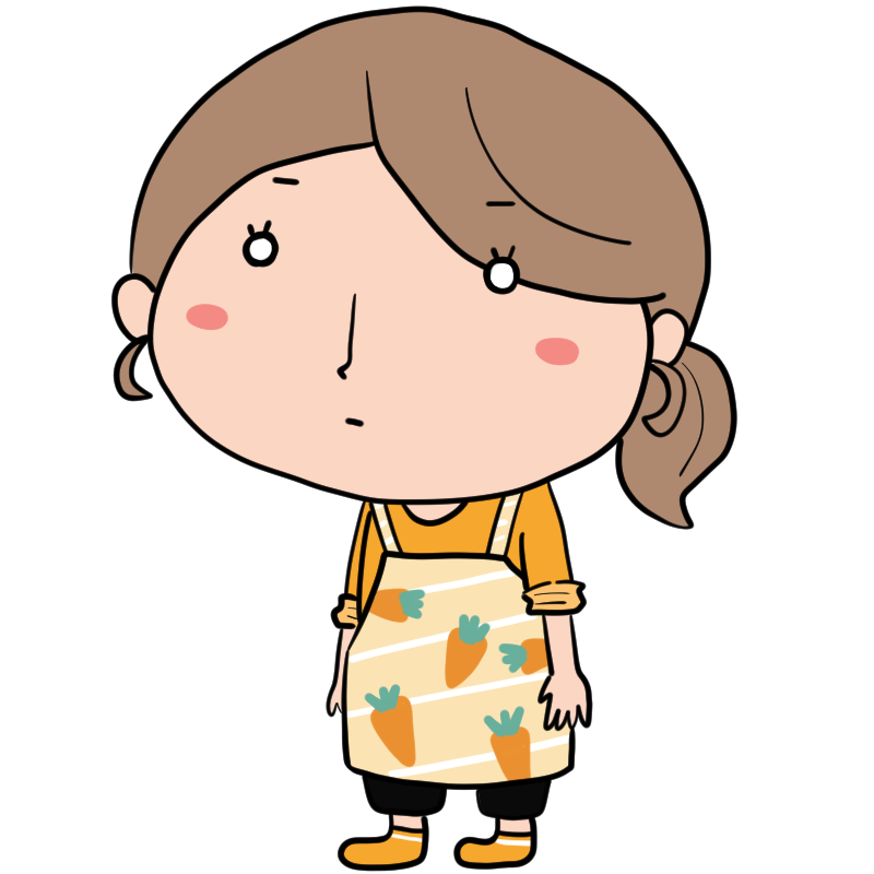 無気力になる新米ママのかわいいイラスト