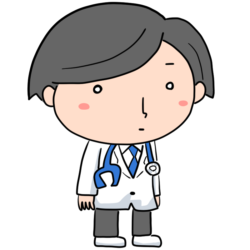 虚しくなる研修医のかわいいイラスト